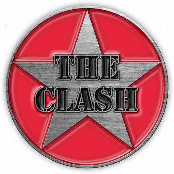Merch The Clash: Kitűző Military Logo The Clash