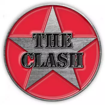 Kitűző Military Logo The Clash