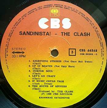 3LP The Clash: Sandinista!