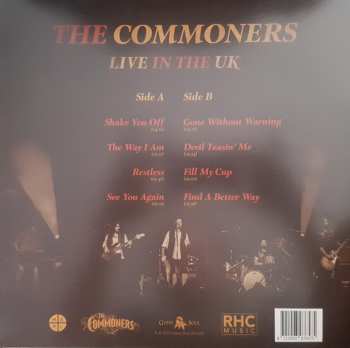 LP The Commoners: Live In The UK