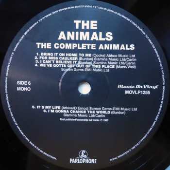 3LP The Animals: The Complete Animals