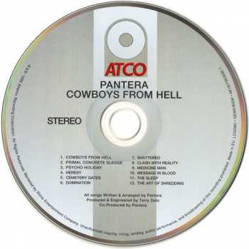 5CD/Dobozkészlet Pantera: The Complete Studio Albums 1990-2000