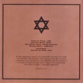 CD Cracow Klezmer Band: Bereshit