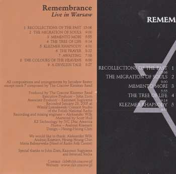 CD Cracow Klezmer Band: Remembrance