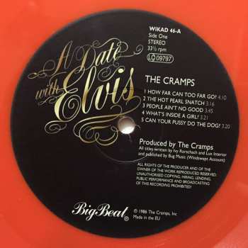 LP The Cramps: A Date With Elvis CLR