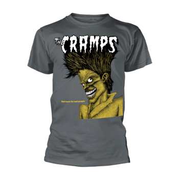 Merch The Cramps: Póló Bad Music For Bad People (grey)