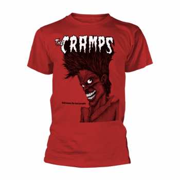 Merch The Cramps: Póló Bad Music For Bad People (red)