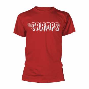 Merch The Cramps: Póló Logo Cramps, The - White (red)