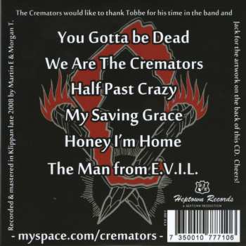 CD The Cremators: The Cremators