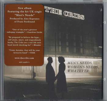 CD The Cribs: Men's Needs, Women's Needs, Whatever