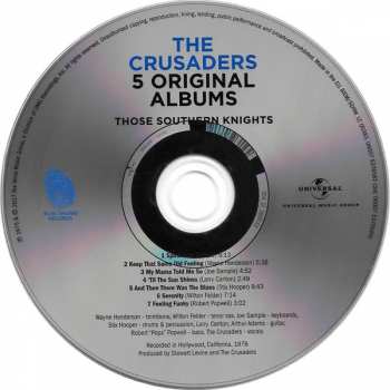 5CD/Dobozkészlet The Crusaders: 5 Original Albums 