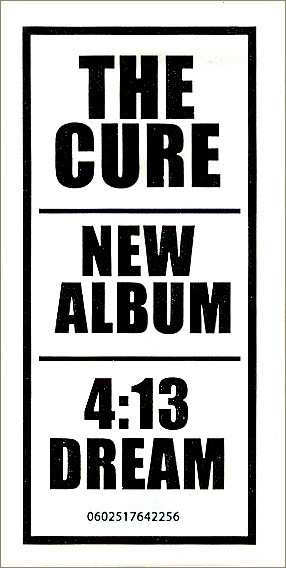CD The Cure: 4:13 Dream