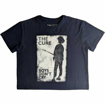 Merch The Cure: Női Crop Top Boys Don't Cry B&w