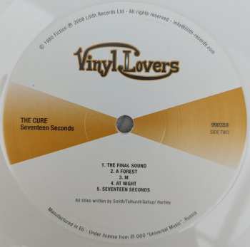 LP The Cure: Seventeen Seconds CLR