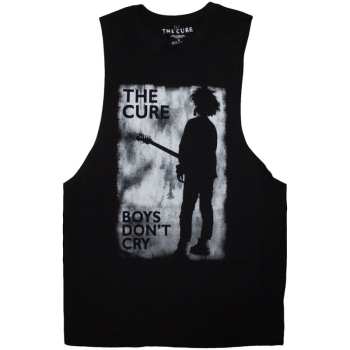 Merch The Cure: The Cure Unisex Vest T-shirt: Boys Don't Cry B&w (black) (small) S