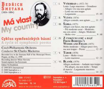 CD The Czech Philharmonic Orchestra: Má Vlast
