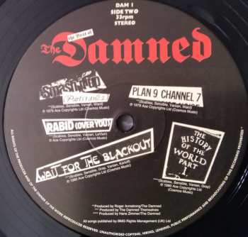 LP The Damned: Another Great Record From The Damned: The Best Of The Damned