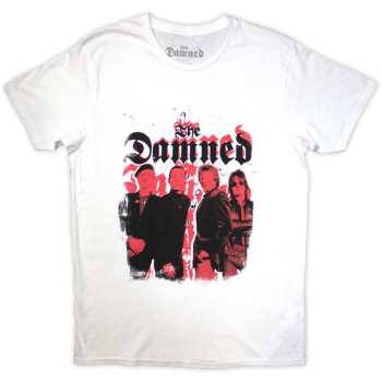 Merch The Damned: Póló Repeat Logo The Damned Photo