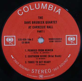 2LP The Dave Brubeck Quartet: At Carnegie Hall LTD