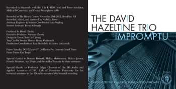 CD David Hazeltine Trio: Impromptu