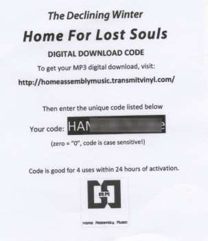 LP The Declining Winter: Home For Lost Souls LTD