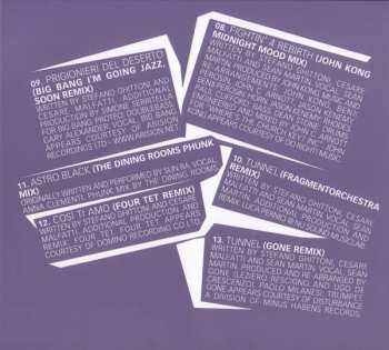 CD The Dining Rooms: Versioni Particolari