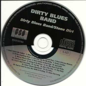 CD The Dirty Blues Band: Dirty Blues Band / Stone Dirt