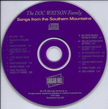 CD The Doc Watson Family: Songs From The Southern Mountains