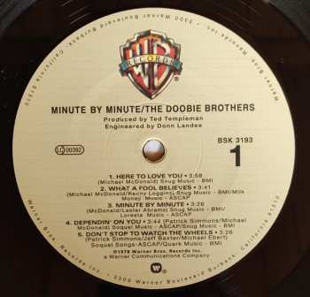 LP The Doobie Brothers: Minute By Minute LTD