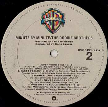 LP The Doobie Brothers: Minute By Minute