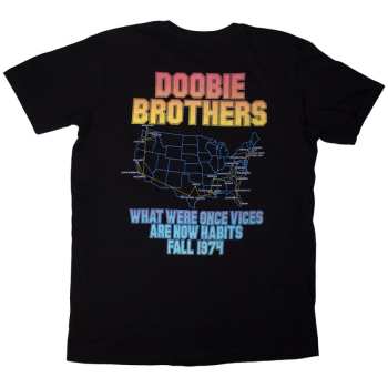 Merch The Doobie Brothers: The Doobie Brothers Unisex T-shirt: Eagle (black) (back Print) (small) S