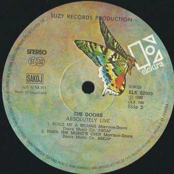 2LP The Doors: Absolutely Live