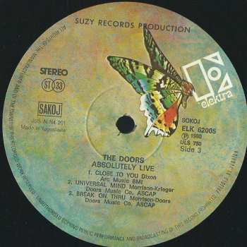 2LP The Doors: Absolutely Live