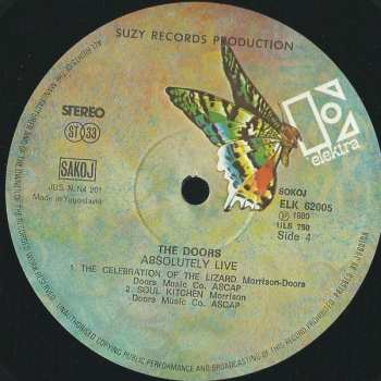 2LP The Doors: Absolutely Live