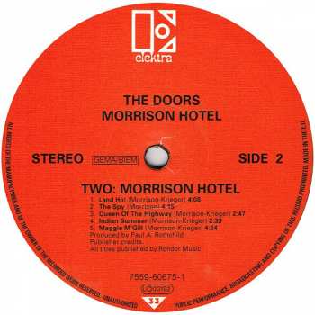 LP The Doors: Morrison Hotel DLX