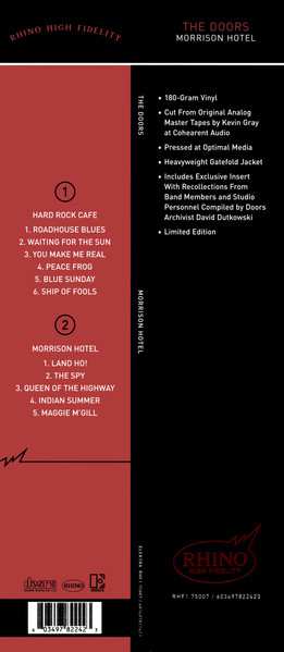 LP The Doors: Morrison Hotel