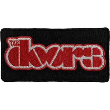 Merch The Doors: Standard Woven Patch Red Logo The Doors