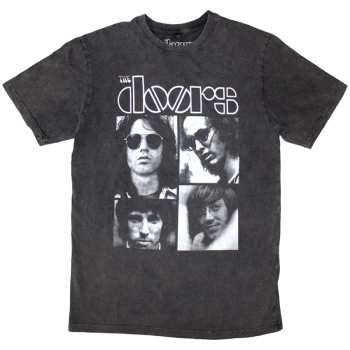 Merch The Doors: Stone Wash Póló Squares