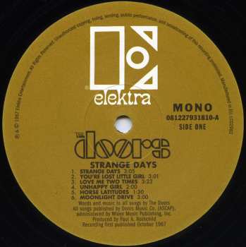 LP The Doors: Strange Days