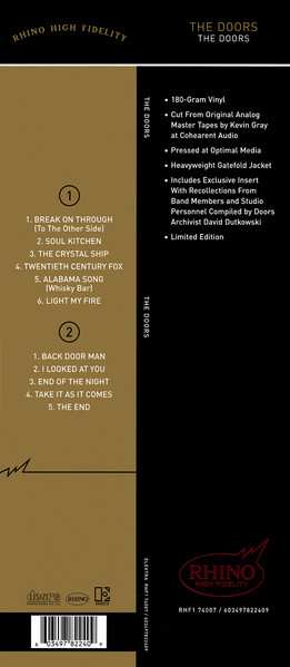 LP The Doors: The Doors LTD