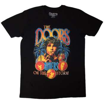 Merch The Doors: The Doors Unisex T-shirt: Riders On The Storm (black) (back Print) (small) S