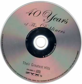 CD The Dubliners: 40 Years