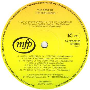 LP The Dubliners: The Best Of The Dubliners
