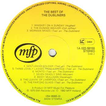 LP The Dubliners: The Best Of The Dubliners