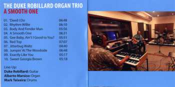 CD The Duke Robillard Organ Trio: A Smooth One