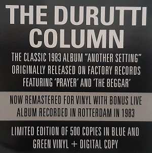 2LP The Durutti Column: Another Setting LTD | CLR