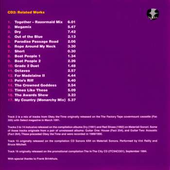 3CD/Dobozkészlet The Durutti Column: Obey The Time DLX