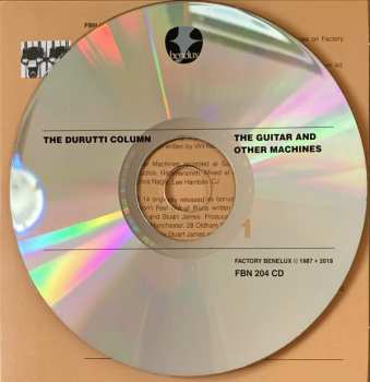 3CD/Dobozkészlet The Durutti Column: The Guitar And Other Machines Deluxe DLX