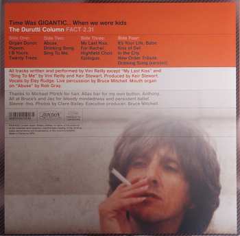 2LP The Durutti Column: Time Was Gigantic... When We Were Kids