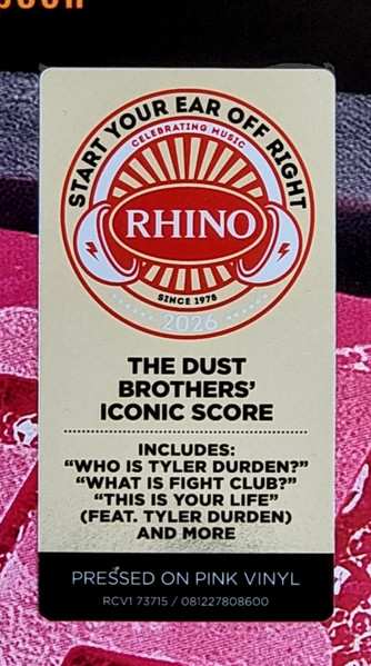 2LP The Dust Brothers: Fight Club - Original Motion Picture Score CLR | LTD